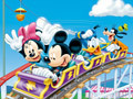 Тоглоом Mickey in Rollercoaster - Set the blocks