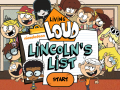 Тоглоом The Loud House: Lincolns List  
