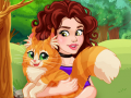 Тоглоом Olivia Adopts a Cat