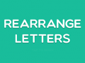 Тоглоом Rearrange Letters