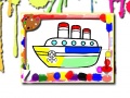 Тоглоом Boats Coloring Book