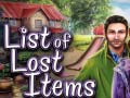 Тоглоом List of Lost Items