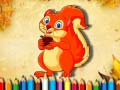 Тоглоом Squirrel Coloring Book