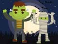 Тоглоом Vampires and Frankenstein Coloring