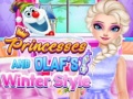 Тоглоом Princesses And Olaf's Winter Style