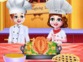 Тоглоом Chef Twins Thanksgiving Dinner Cooking