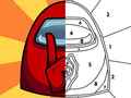 Тоглоом Among Us Them Coloring Book