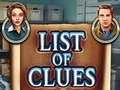 Тоглоом List of clues