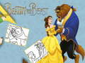 Тоглоом Beauty & the Beast Coloring Book