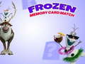 Тоглоом Frozen Memory Card Match