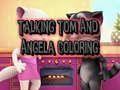 Тоглоом Talking Tom and Angela Coloring