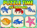 Тоглоом Puzzle Time Sea Creatures
