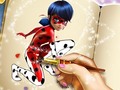 Тоглоом Dotted girl coloring book