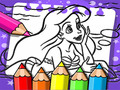 Тоглоом Ariel The Mermaid Coloring Book