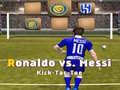 Тоглоом Messi vs Ronaldo Kick Tac Toe