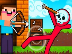 Тоглоом Noob Archer vs Stickman Zombie