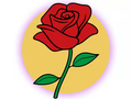 Тоглоом Coloring Book: Rose
