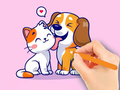 Тоглоом Coloring Book: Dog And Cat