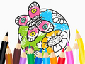 Тоглоом Coloring Book: Butterfly With Flowe