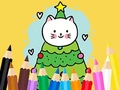Тоглоом Coloring Book: Cats And Christmas Tree