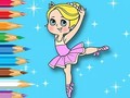 Тоглоом Coloring Book: Ballet Girl