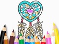 Тоглоом Coloring Book: Heart Dreamcatcher