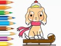 Тоглоом Coloring Book: Dog-Riding-Sled