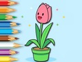 Тоглоом Coloring Book: A Bunch Of Tulips