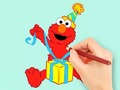 Тоглоом Coloring Book: Elmo Gift