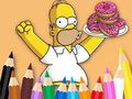 Тоглоом Coloring Book: Simpson Doughnut