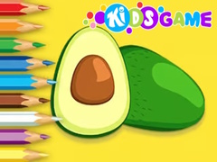 Тоглоом Coloring Book: Avocado Fruit