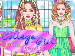 Тоглоом College Girl Coloring Dress Up