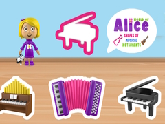 Тоглоом World of Alice Shapes of Musical Instruments