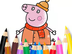 Тоглоом Coloring Book: Mommy Pig Winter