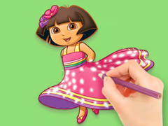 Тоглоом Coloring Book: Dora Prepare Party