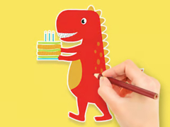 Тоглоом Coloring Book: Dinosaur Birthday