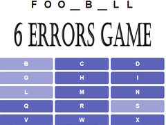 Тоглоом 6 Errors Game