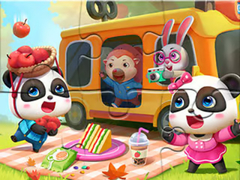Тоглоом Jigsaw Puzzle: Little Panda Picnic