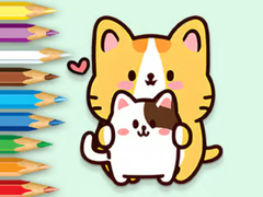 Тоглоом Coloring Book: Hugging Cat