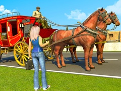 Тоглоом Horse Cart Transport Taxi Game