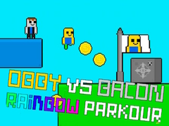 Тоглоом Obby vs Bacon Rainbow Parkour