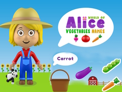 Тоглоом World of Alice Vegetables Names