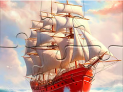 Тоглоом Jigsaw Puzzle: White Sailing Boat