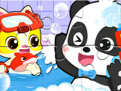 Тоглоом Jigsaw Puzzle: Baby Panda Shower Time