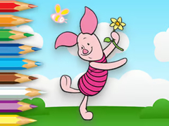 Тоглоом Coloring Book: Piglet Holds Toy Windmill