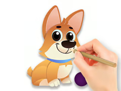 Тоглоом Coloring Book: Dog With Toy