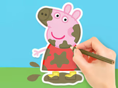 Тоглоом Coloring Book: Peppa In The Mud