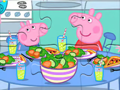 Тоглоом Jigsaw Puzzle: Peppa Dinner Time