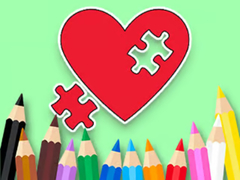 Тоглоом Coloring Book: BTS Heart Jigsaw