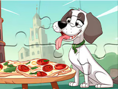 Тоглоом Jigsaw Puzzle: Dog Eating Pizza